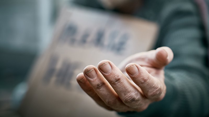 Der Friedhof ist ein Hilfsangebot für Obdachlose.