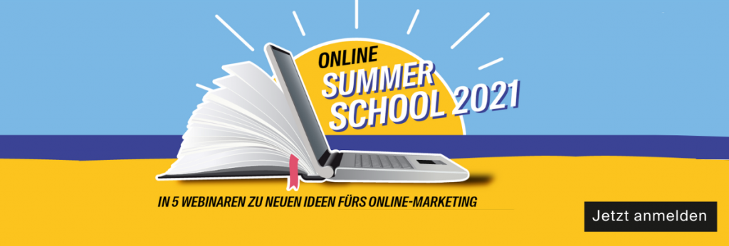 Jetzt anmelden zur Summer School 2021