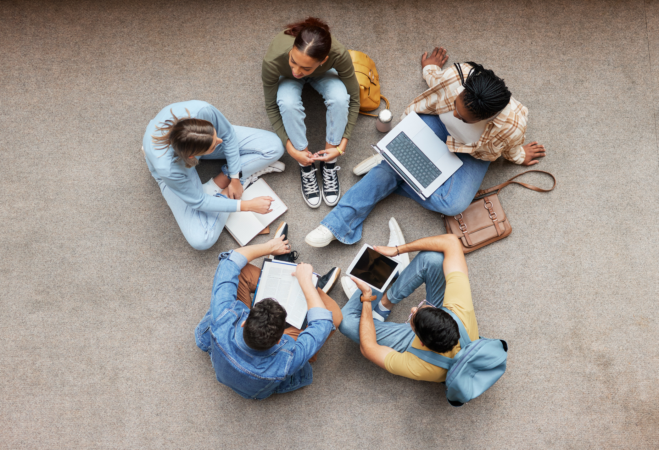 Gruppe von Studierenden